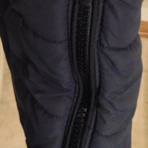 Brand New Below Zero Women Puffer Jacket &Hood, Tag Small, Fit XSMALL, Navy Blue - Picture 5 of 14